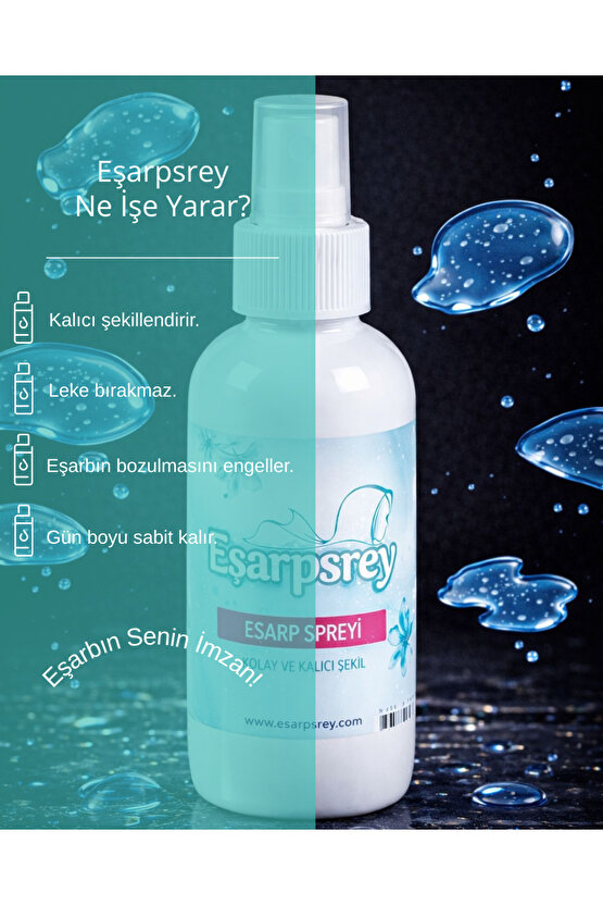 3LÜ DEV PAKET- KALICI ŞEKİLLENDİREN EŞARP SPREY SET (3 ADET)
