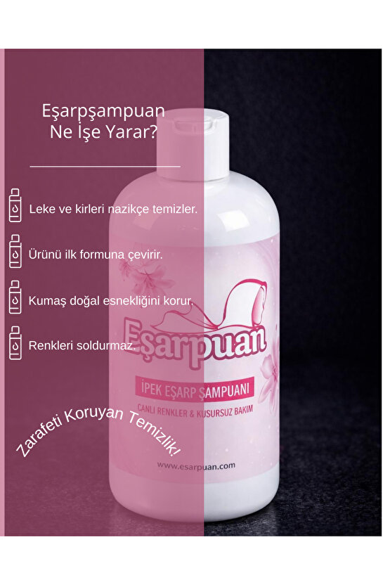 4lü Dev Ipek Şal Eşarp Şampuanı Anında Leke Çıkarıcı Solüsyon Set (4 ADET)