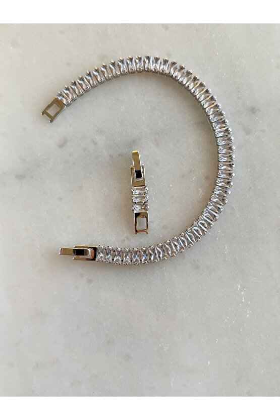 Zirkon Taş Su Yolu Bileklik