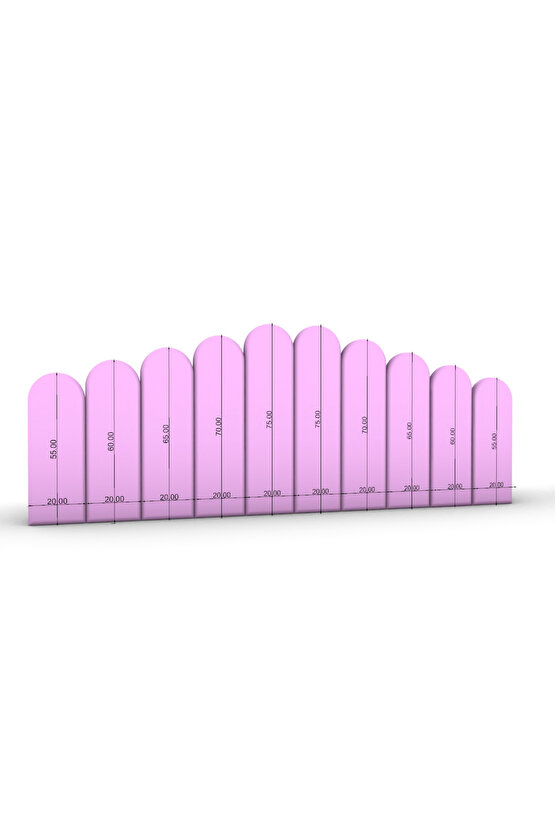 DÖŞEMELİ YATAK BAŞLIĞI-200CM LİK-10 PARÇA PANEL
