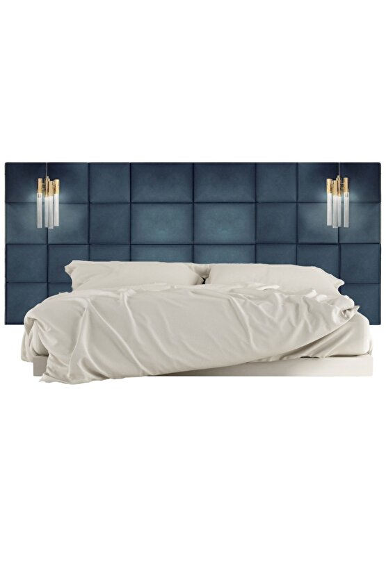 DEKORATİF DÖŞEMELİ YATAK BAŞLIĞI - 200CM ÇOKLU PANELLİ