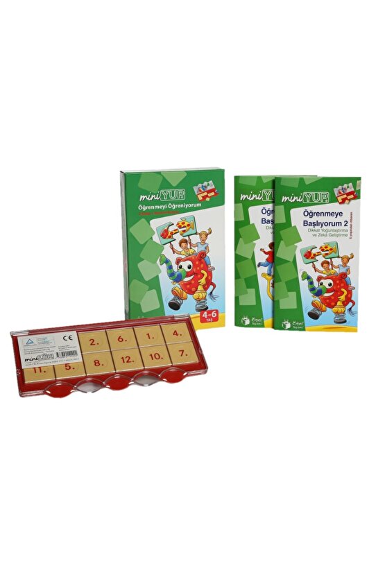 Miniyup 4-6 Yaş Zeka Geliştirici Set (2 Kitapçık + Kontrol Kutusu)