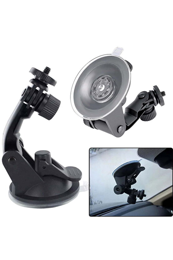 Gopro Aksiyon Kamera Araç Içi Vantuz Bağlantı Adaptörü Vidalı