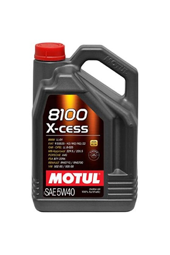 8100 X-cess 5w-40 Tam Sentetik Motor Yağı 4 L