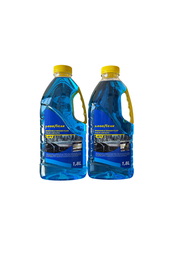 -22 Derece Kışlık Antifrizli Cam Suyu 2’li Set (2 x 1.8 Litre)