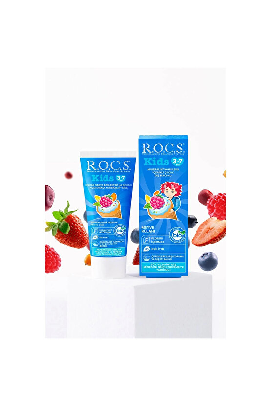 Rocs Kids 3-7 Yaş Meyve Külahı Diş Macunu 35 ml