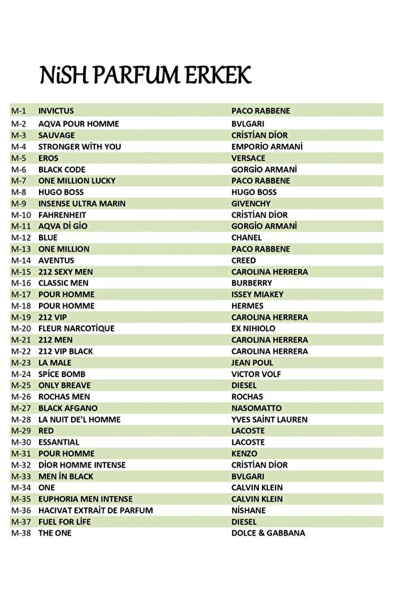 Nish Parfum W-21 Extrait De Parfum 50ml Oriental-Coco Mademasuale