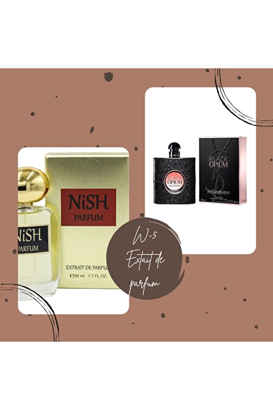 Nish Parfum W-5 Extrait De Parfum 50ml Oriental-black Opium