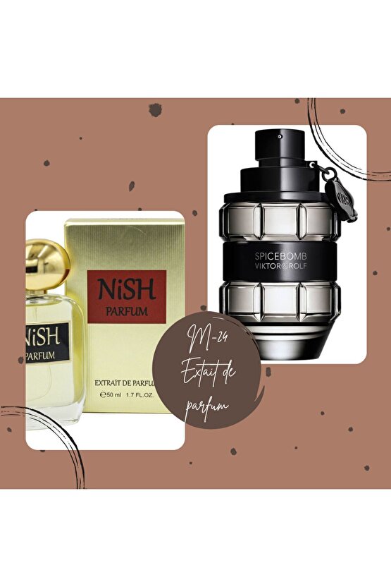 Nish Parfum M-24 Extrait De Parfum 50ml Spicy-bomb