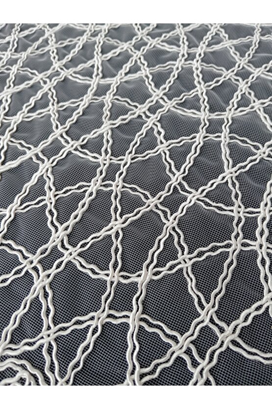 Fransız Dantel Detaylı Tek Runner, Masa Üzerine Runner, Masa Örtüsü