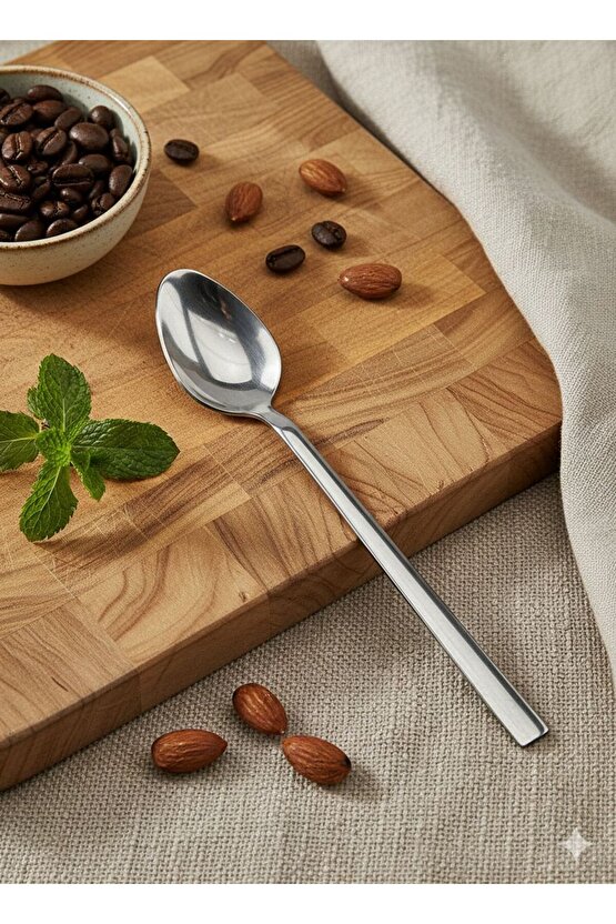 72 Parça 12 Kişilik Natural Sade Çatal & Kaşık & Bıçak Takımı