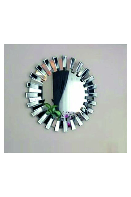 Dekoratif Meridyen Duvar Konsol Aynası Çap 80