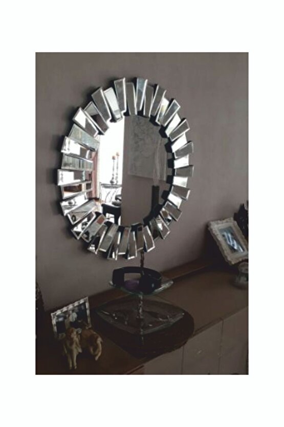 Dekor Dekoratif Meridyen Ayna Çap 80