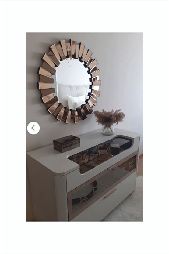 Dekor Dekoratif Meridyen Ayna Çap 80