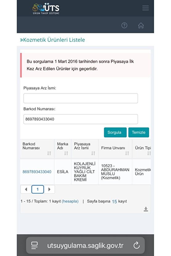 Kolajenli Kuyruk Yağlı Krem