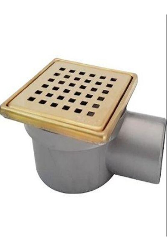 11x11 Cm Altın Rengi Paslanmaz Çerçeve Paslanmaz Izgara Yer Süzgeci