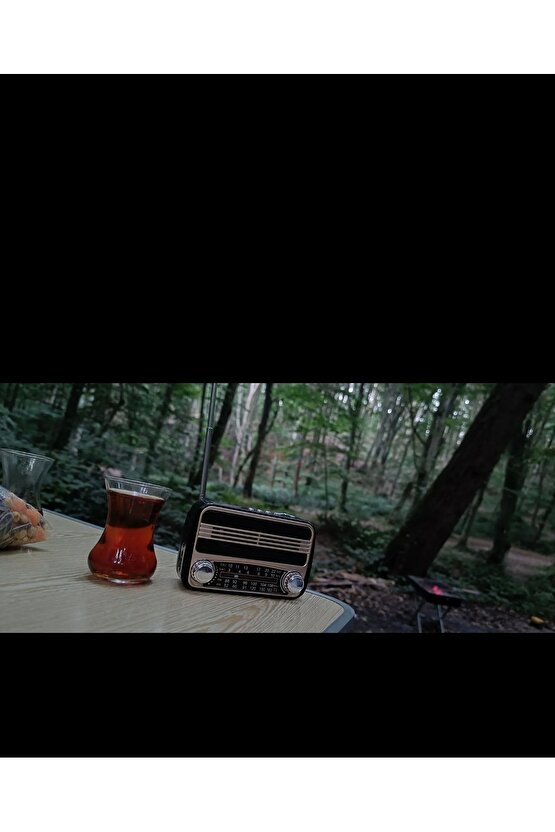 Nostaljik Bluetoothlu Retro Müzik Kutusu Usb, Sd, Mp3