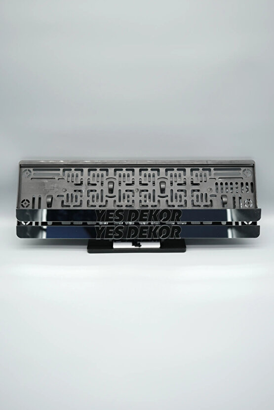YES DEKOR GÜMÜŞ PLEKSİ ARABA PLAKALIĞI