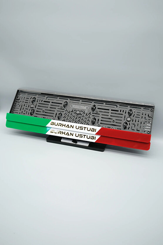 İTALYA KİŞİYE ÖZEL İSİMLİ PLEKSİ ARABA PLAKALIĞI