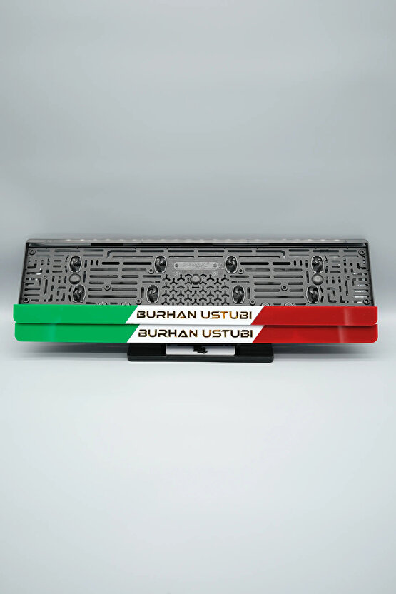 İTALYA KİŞİYE ÖZEL İSİMLİ PLEKSİ ARABA PLAKALIĞI