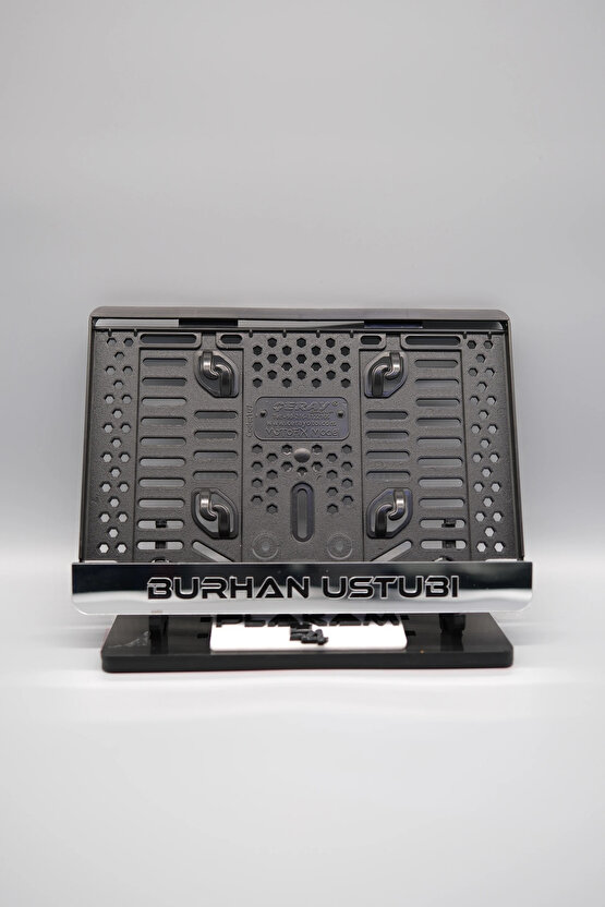 GÜMÜŞ KİŞİYE ÖZEL İSİMLİ PLEKSİ MOTOR PLAKALIĞI