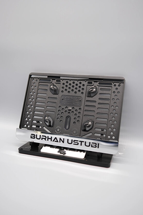 GÜMÜŞ KİŞİYE ÖZEL İSİMLİ PLEKSİ MOTOR PLAKALIĞI