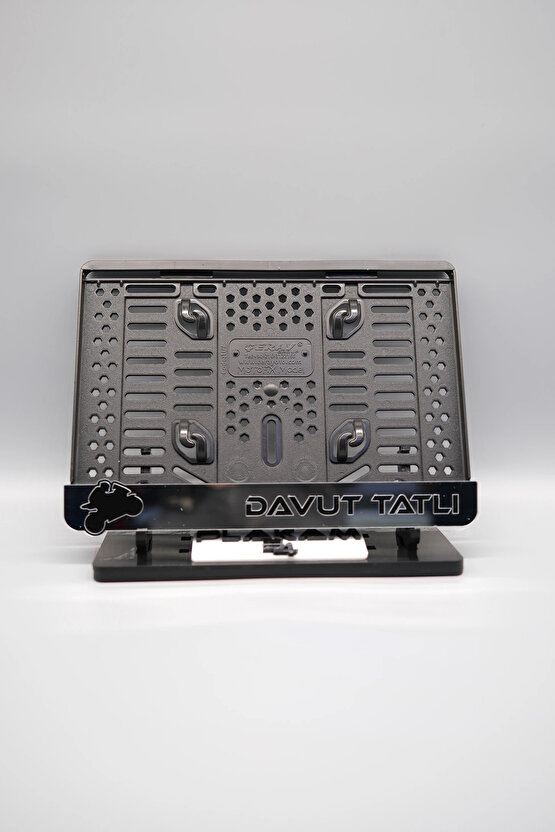 RACING GÜMÜŞ KİŞİYE ÖZEL İSİMLİ PLEKSİ MOTOR PLAKALIĞI