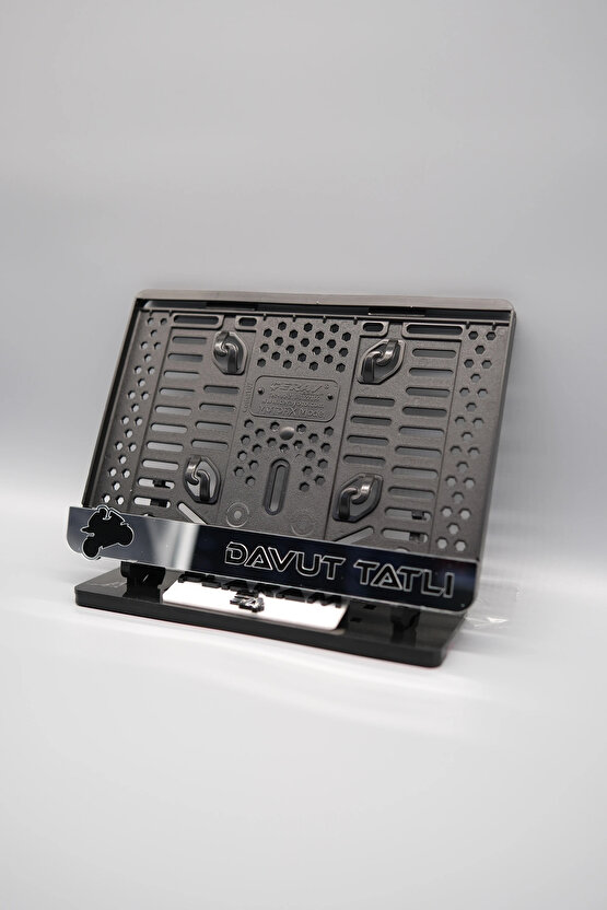 RACING GÜMÜŞ KİŞİYE ÖZEL İSİMLİ PLEKSİ MOTOR PLAKALIĞI