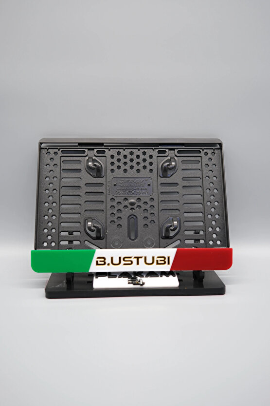 İTALYA TEMALI KİŞİYE ÖZEL GOLD İSİMLİ PLEKSİ MOTOR PLAKALIĞI