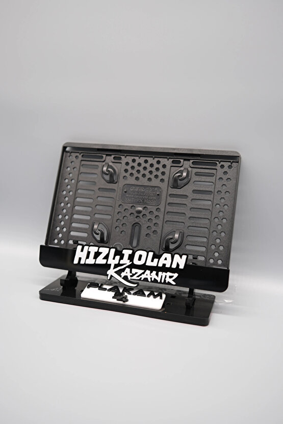 HIZLI OLAN KAZANIR 3D KABARTMALI PLEKSİ MOTOR PLAKALIĞI