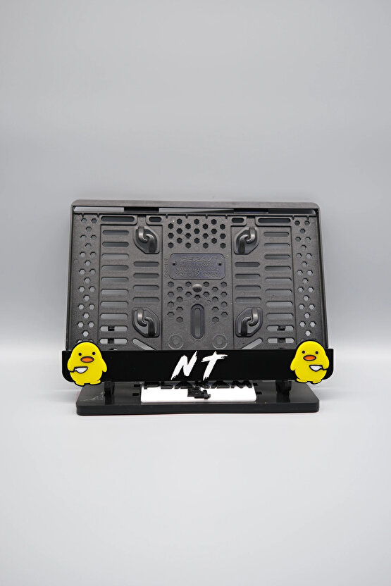 KATİL CİVCİV NT YAZILI 3D KABARTMALI SİYAH PLEKSİ MOTOR PLAKALIĞI