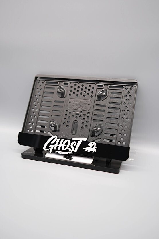 GHOST 3D KABARTMALI PLEKSİ MOTOR PLAKALIĞI