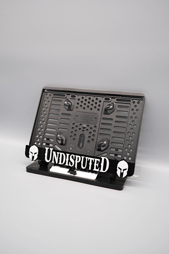 UNDISPUTED 3D KABARTMALI PLEKSİ MOTOR PLAKALIĞI