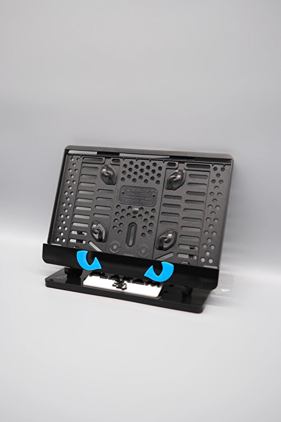 EJDERHA GÖZÜ 3D KABARTMALI MODEL 3 MAVİ PLEKSİ MOTOR PLAKALIĞI