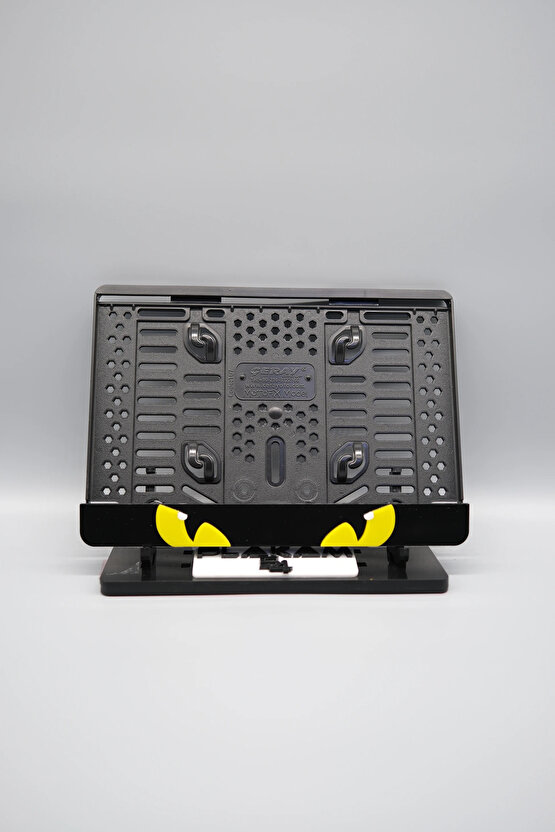 EJDERHA GÖZÜ 3D KABARTMALI MODEL 1 SARI PLEKSİ MOTOR PLAKALIĞI