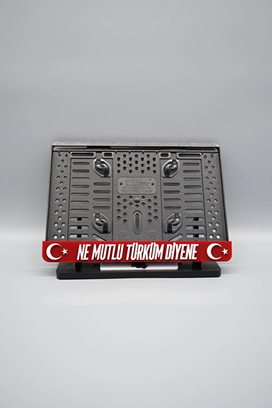 NE MUTLU TÜRKÜM DİYENE 3D KABARTMALI PLEKSİ MOTOR PLAKALIĞI