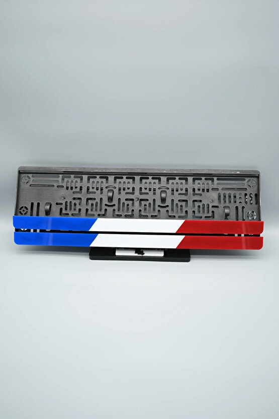 FRANSA RENKLERİ 3D KABARTMALI PLEKSİ ARABA PLAKALIĞI