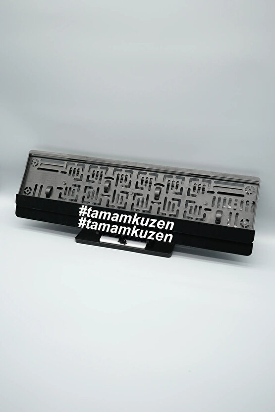 #TAMAMKUZEN 3D KABARTMALI PLEKSİ ARABA PLAKALIĞI