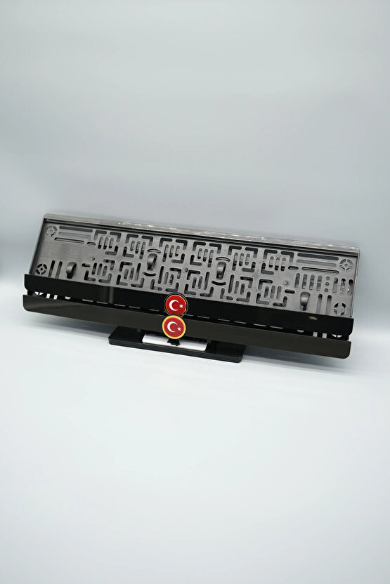 ALTIN TÜRKİYE BAYRAĞI 3D KABARTMALI PLEKSİ ARABA PLAKALIĞI