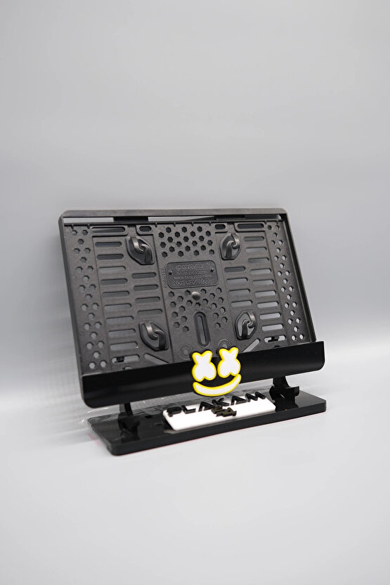 NEON YÜZ 3D KABARTMALI PLEKSİ SARI MOTOR PLAKALIĞI