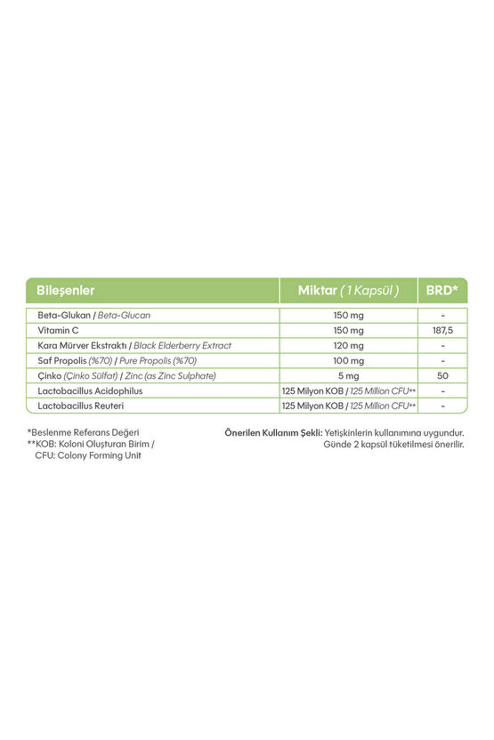 Immun Gard 30 Kapsül