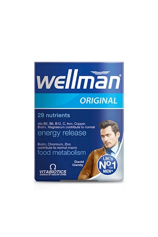 Sibirya Ginsengi, Magnezyum, Biotin, Çinko, L-Karnitin İçeren Erkek Sağlığı Vitamini 30 Tablet