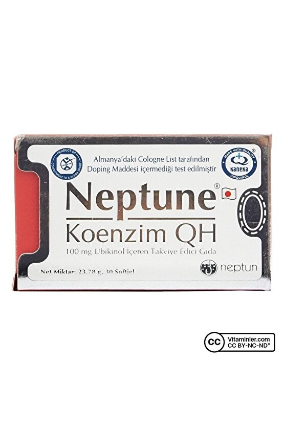 Koenzim QH 100 Mg 30 Kapsül