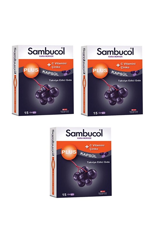 Plus C Vitamini & Çinko 15 Kapsül 3 Adet