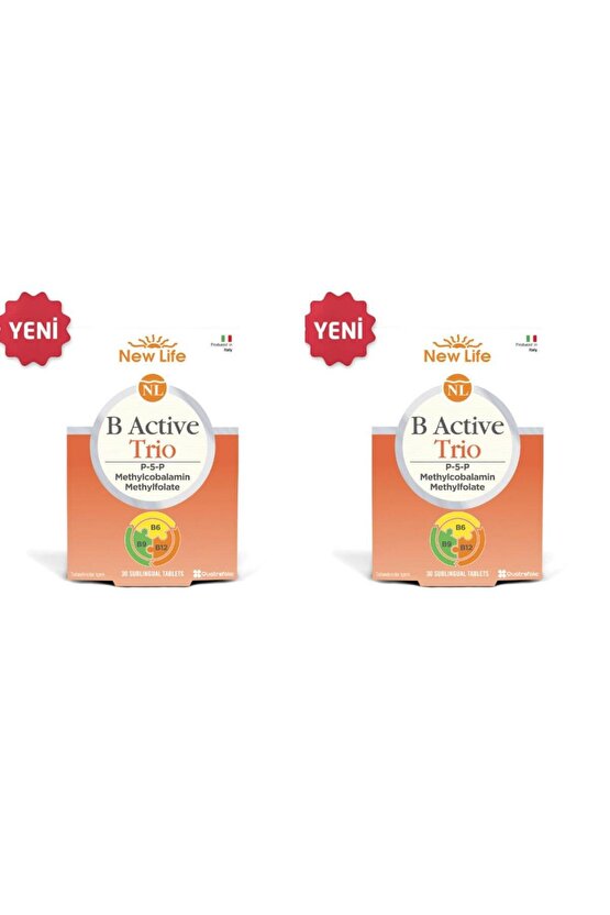 B Active Trio Dil Altı 30 Tablet 2 Adet