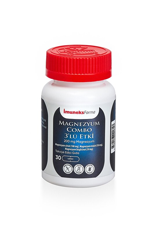 Magnezyum Combo 200 Mg 30 Tablet