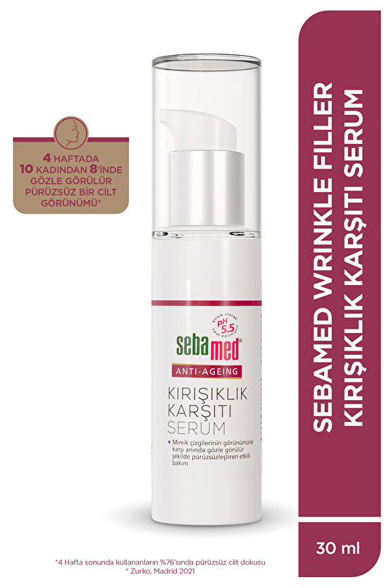 Anti-Ageing Üçlü Hyaluron Kompleksi Kırışıklık ve Lifting Yaşlanma Karşıtı Serum 30 ml