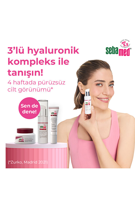 Anti-Ageing Üçlü Hyaluron Kompleksi Kırışıklık ve Lifting Yaşlanma Karşıtı Serum 30 ml