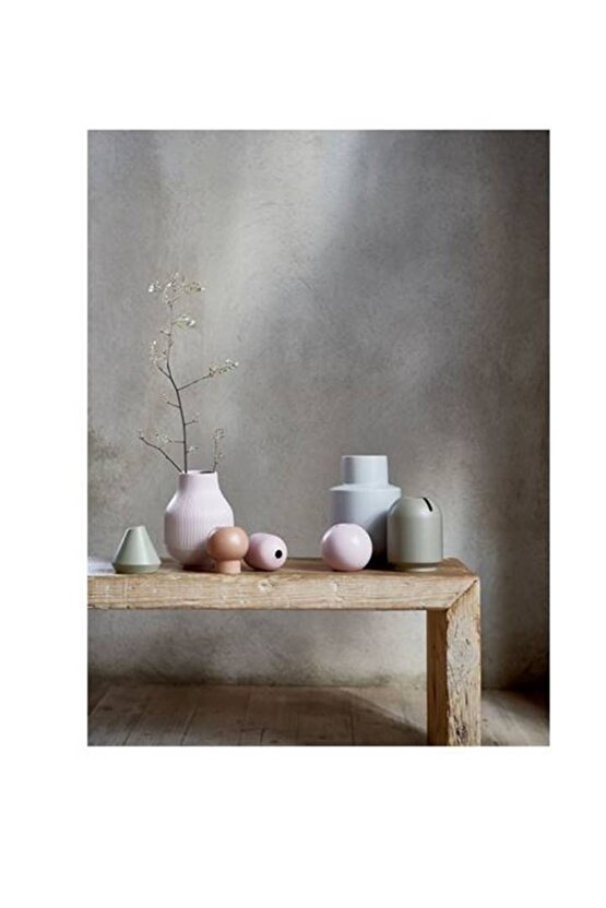 Gradvıs Pembe Vazo 21 Cm Porselen