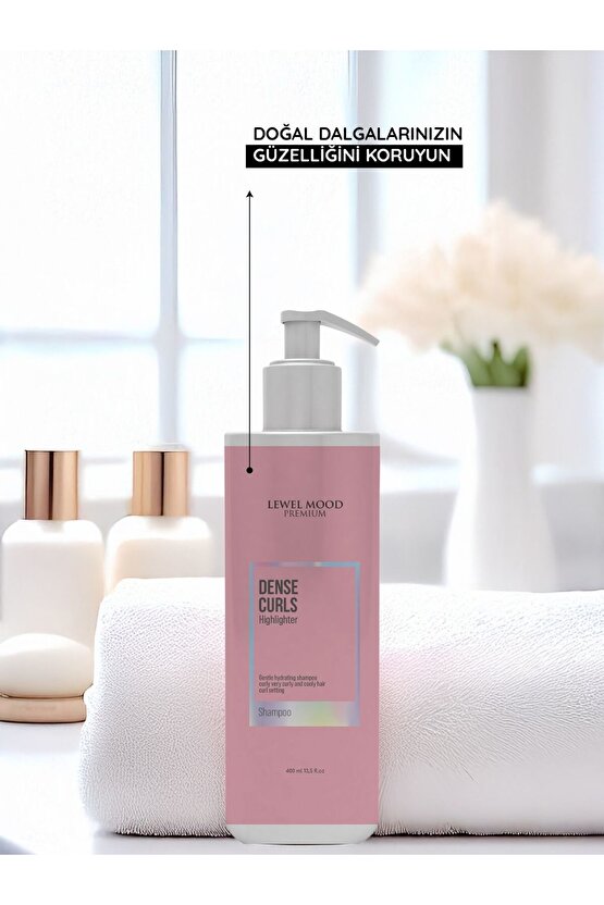 Dense Curls Bukleli Saçlar İçin Bakım Şampuanı